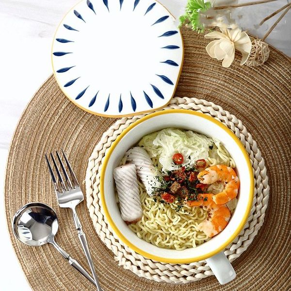 bowls ceramic instant noodle bowl with lid handle student dormitory household simple oven microwave convenient cereal rice
bowls ceramic instant noodle bowl with lid handle student dormitory household simple oven microwave convenient cereal rice