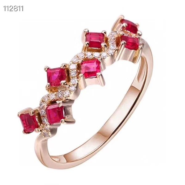 cluster rings colife jewelry 100% natural ruby ring for daily wear 7 pieces 2.8mm silver 925, Golden;silver
cluster rings colife jewelry 100% natural ruby ring for daily wear 7 pieces 2.8mm silver 925, Golden;silver