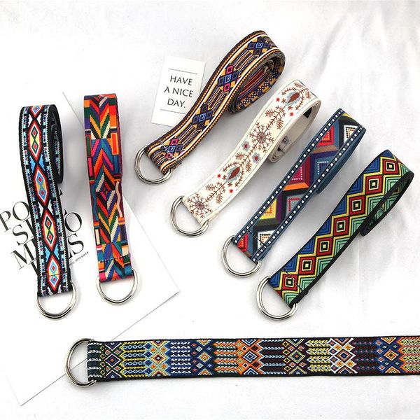 belts women belt fashion woven waistband long d ring buckle plaid canvas casual nylon braided female waist classic flower, Black;brown
belts women belt fashion woven waistband long d ring buckle plaid canvas casual nylon braided female waist classic flower, Black;brown