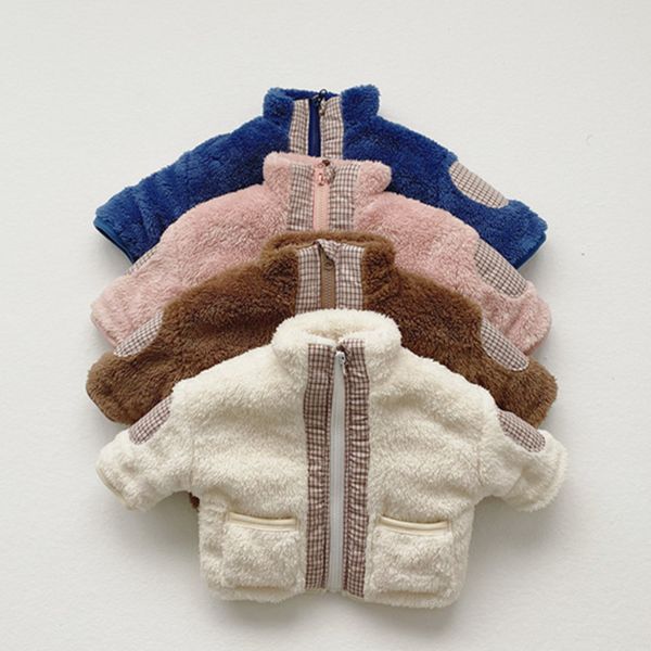 new winter korean style baby kids lamb velvet thicken coats patchwork plaid toddlers children warm outerwear, Camo
new winter korean style baby kids lamb velvet thicken coats patchwork plaid toddlers children warm outerwear, Camo