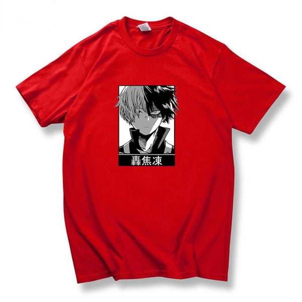 men's t-shirts my hero academia 2021 t-shirt men cotton t shirt anime dabi clothes tshirt harajuku streetwear, White;black 
men's t-shirts my hero academia 2021 t-shirt men cotton t shirt anime dabi clothes tshirt harajuku streetwear, White;black