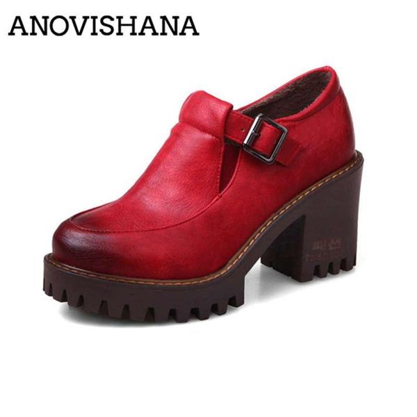dress shoes anovishana retro ladies high heel platform causal footwear buckle women pumps brogues zapatos big size 32-43 chaussures, Black
dress shoes anovishana retro ladies high heel platform causal footwear buckle women pumps brogues zapatos big size 32-43 chaussures, Black