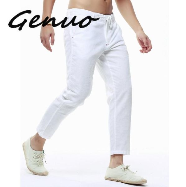 genuo summer mens linen capri pants lightweight slim legs casual men cotton trousers male pencil men's, Black
genuo summer mens linen capri pants lightweight slim legs casual men cotton trousers male pencil men's, Black