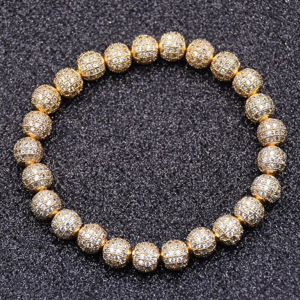 charm bracelets mkendn brand 10mm pave cz ball 2021 fashion classic simple stone beaded & bangles for men jewelry gift, Golden;silver
charm bracelets mkendn brand 10mm pave cz ball 2021 fashion classic simple stone beaded & bangles for men jewelry gift, Golden;silver