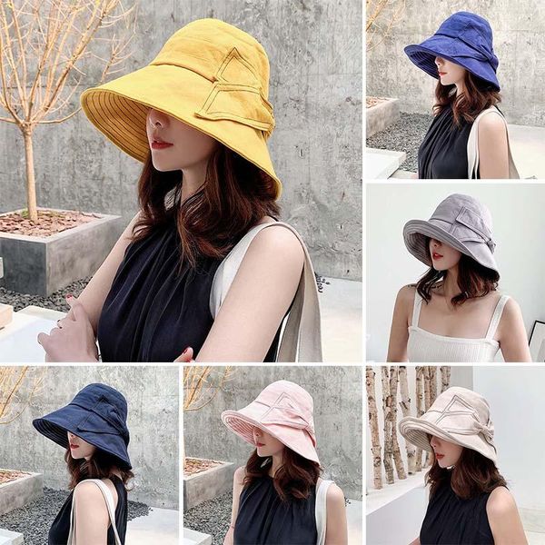 wide brim hats fashion big bow denim blue sun hat 2021 summer women anti-uv beach knot foldable bucket fisherman cap, Blue;gray
wide brim hats fashion big bow denim blue sun hat 2021 summer women anti-uv beach knot foldable bucket fisherman cap, Blue;gray