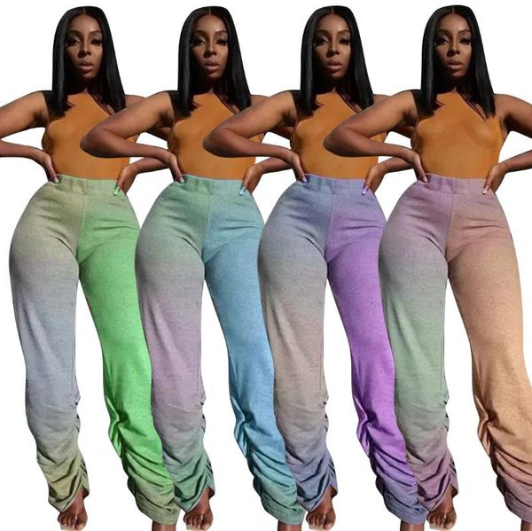 women's pants & capris women gradient elastic stacked high waist ruched trousers jogger sweatpants, Black;white
women's pants & capris women gradient elastic stacked high waist ruched trousers jogger sweatpants, Black;white