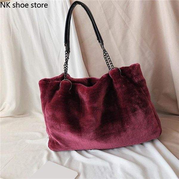 cross body women shoulder bags casual plush ladies tote handbag fashion chain large capacity shopping supplies female travel winter bag
cross body women shoulder bags casual plush ladies tote handbag fashion chain large capacity shopping supplies female travel winter bag