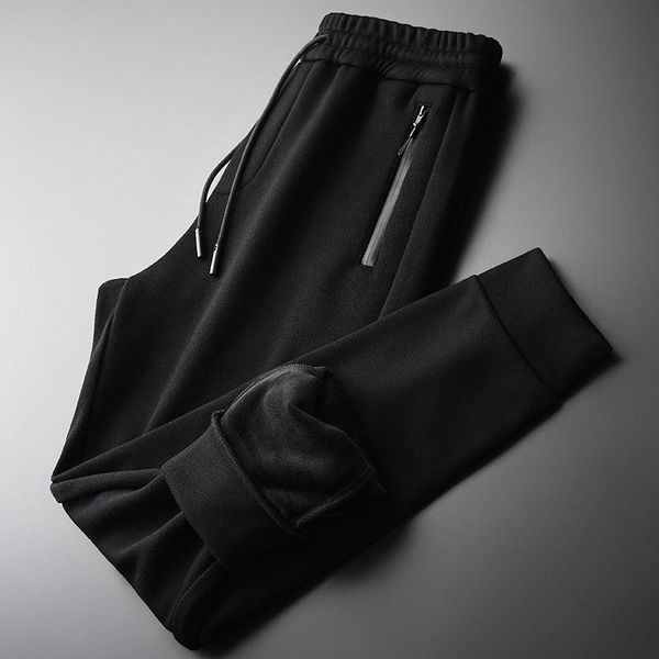 men's pants add velvet autumn and winter elastic waist thick trousers men plus size 3xl 4xl slim sport casual, Black
men's pants add velvet autumn and winter elastic waist thick trousers men plus size 3xl 4xl slim sport casual, Black