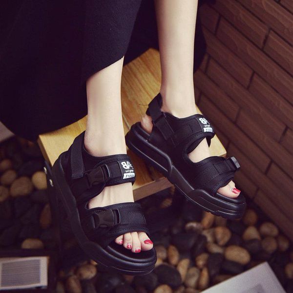 sandals nice summer korean sandals, casual shoes, canvas and flat beach 44, Black
sandals nice summer korean sandals, casual shoes, canvas and flat beach 44, Black