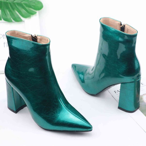 boots women ankle zip pointed toe footwear 9cm heels female party shoes winter i5tp, Black
boots women ankle zip pointed toe footwear 9cm heels female party shoes winter i5tp, Black