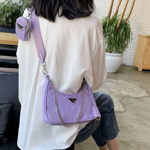 2021 new korean temperament nylon cloth underarm bag three in one women's single shoulder messenger for female students zly
2021 new korean temperament nylon cloth underarm bag three in one women's single shoulder messenger for female students zly