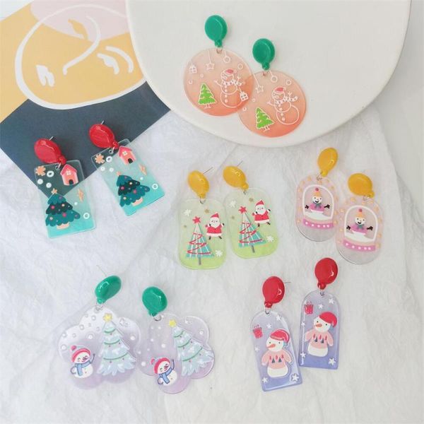 stud acrylic christmas series santa claus snowman tree women earring, Golden;silver
stud acrylic christmas series santa claus snowman tree women earring, Golden;silver