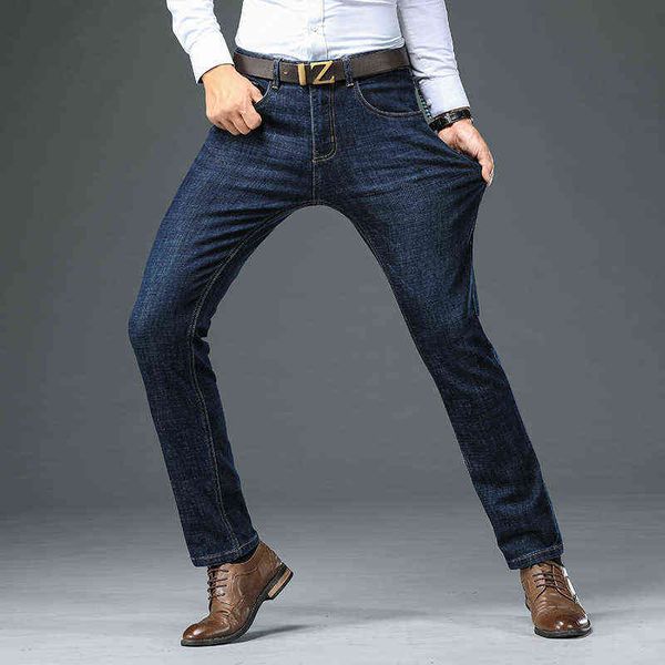 men's jeans xintang elastic busins straight jeans autumn and winter atmospheric men's wear, Blue
men's jeans xintang elastic busins straight jeans autumn and winter atmospheric men's wear, Blue
