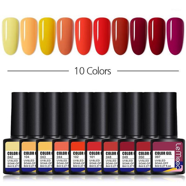 10pcs/lot color gel nail polish set 116 colors semi permanent uv led varnish soak off lacquers base coat1
10pcs/lot color gel nail polish set 116 colors semi permanent uv led varnish soak off lacquers base coat1