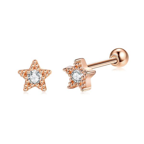 stud korean selling simple star women earrings shiny zircon romantic fashion 925 sterling silver jewelry gifts, Golden;silver
stud korean selling simple star women earrings shiny zircon romantic fashion 925 sterling silver jewelry gifts, Golden;silver