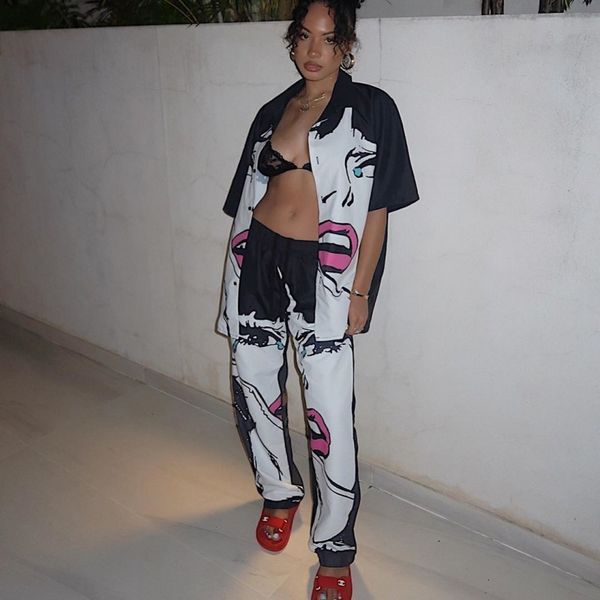 dresses african 2 sets women's tracksuits set letter print sweatsuit and pants two piece sportsuits africa clothing, Black;gray
dresses african 2 sets women's tracksuits set letter print sweatsuit and pants two piece sportsuits africa clothing, Black;gray
