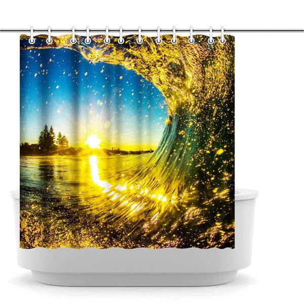 polyester bathroom curtain big waves rolling up in sunset print modern style shower curtains po custom waterproof
polyester bathroom curtain big waves rolling up in sunset print modern style shower curtains po custom waterproof