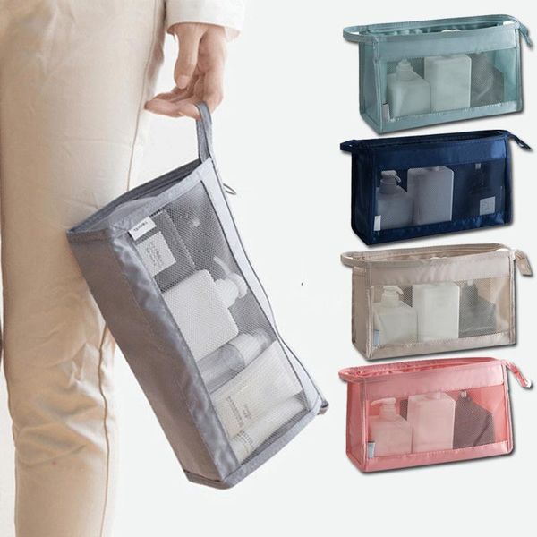 storage boxes & bins 1pcs portable travel toiletry bag clear zipper mesh cosmetic bags makeup case for women high quality
storage boxes & bins 1pcs portable travel toiletry bag clear zipper mesh cosmetic bags makeup case for women high quality