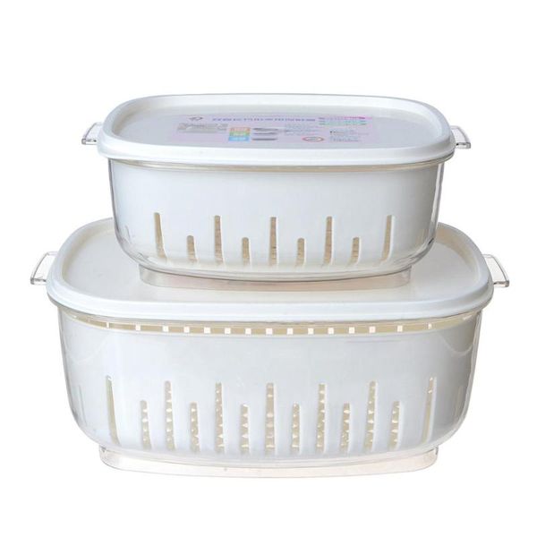 storage bottles & jars saim kitchen food container double layer drain plastic rectangular crisper transparent fresh-keeping
storage bottles & jars saim kitchen food container double layer drain plastic rectangular crisper transparent fresh-keeping