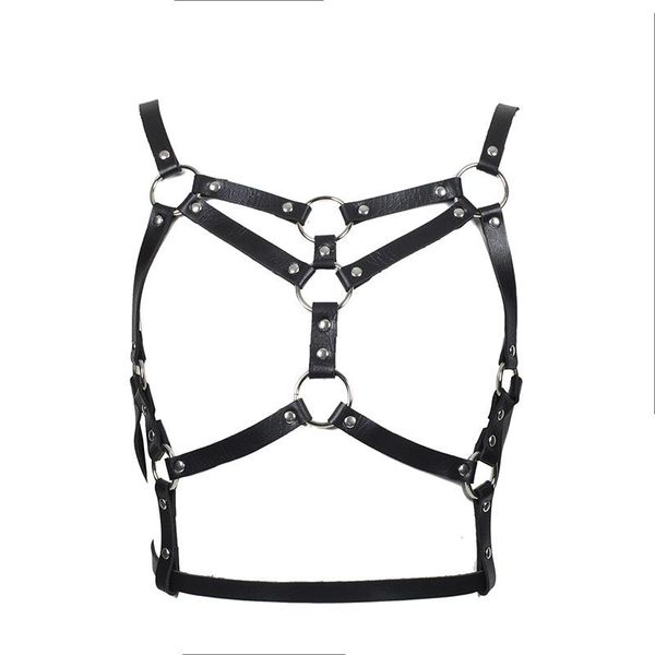 women leather harness fashion non-mainstream hip-hop performance trend restraint belt strap jewelry belts, Black;brown
women leather harness fashion non-mainstream hip-hop performance trend restraint belt strap jewelry belts, Black;brown