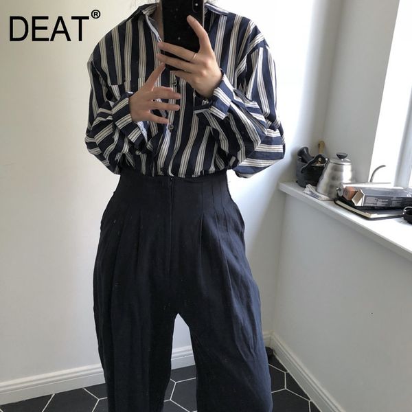 spring women's fashion trend pattern korean lapel vertical stripes slim wild casual long-sleeved shirt ai555 210421, White
spring women's fashion trend pattern korean lapel vertical stripes slim wild casual long-sleeved shirt ai555 210421, White