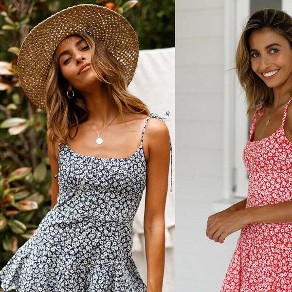 summer flowers print mini vintage women dresses boho bohemian beach short casual sundress holiday, Black;gray
summer flowers print mini vintage women dresses boho bohemian beach short casual sundress holiday, Black;gray