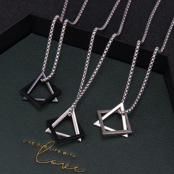 pendant necklaces geometric necklace men korean fashion for women 2021 creative couple jewelry gift to girlfriend, Silver
pendant necklaces geometric necklace men korean fashion for women 2021 creative couple jewelry gift to girlfriend, Silver