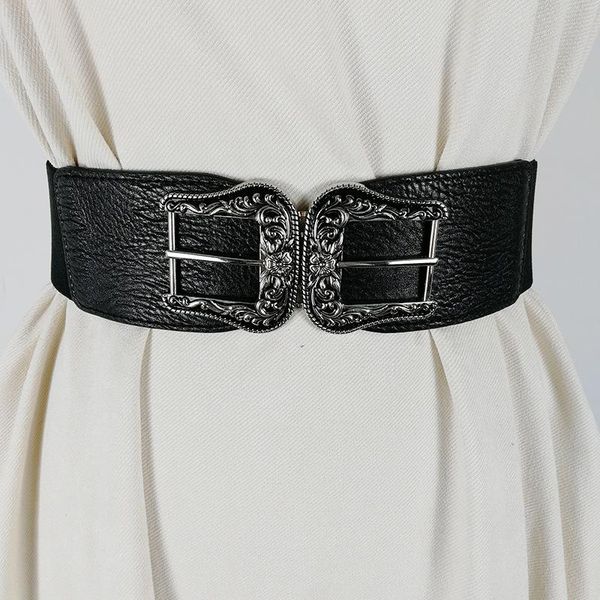 elastic corset belt vintage wide belts for women easy stretch ceinture femme big cummerbunds dress riem coat cintos waistband, Black;brown
elastic corset belt vintage wide belts for women easy stretch ceinture femme big cummerbunds dress riem coat cintos waistband, Black;brown