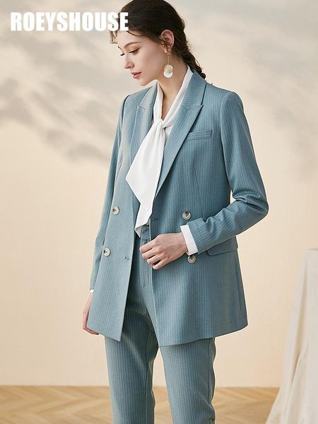 professional ol suit jacket women 2021 commuter intellectual striped slim long-sleeved women's two piece pants, White
professional ol suit jacket women 2021 commuter intellectual striped slim long-sleeved women's two piece pants, White