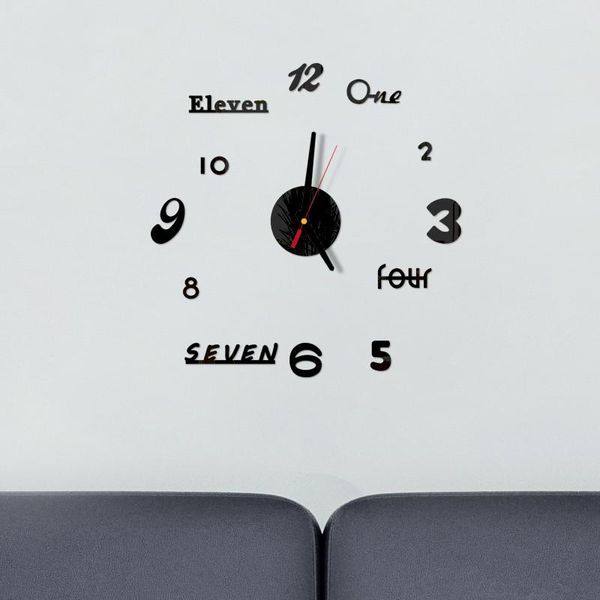 wall clocks modern diy clock home office living room decor 3d acrylic stickers 4 color self-adhesive quartz needle j50
wall clocks modern diy clock home office living room decor 3d acrylic stickers 4 color self-adhesive quartz needle j50