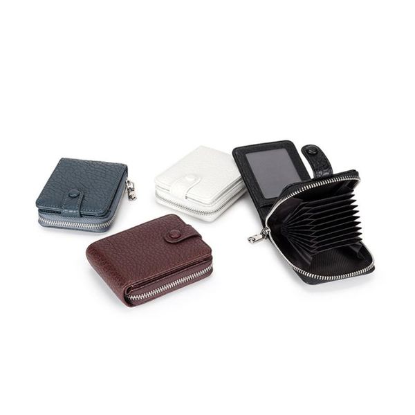 card holders holder wallet women multiple slots genuine leather zipper hasp ladies bank cardholder case solid color, Brown;gray
card holders holder wallet women multiple slots genuine leather zipper hasp ladies bank cardholder case solid color, Brown;gray