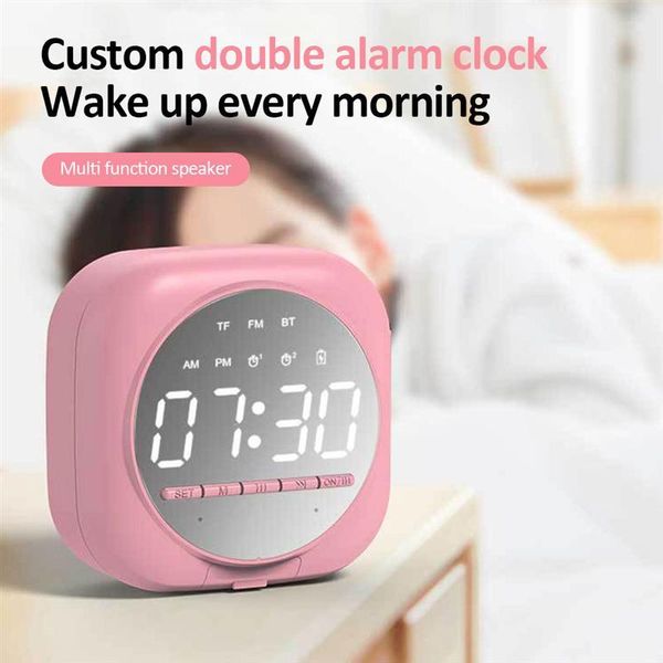 smart wireless bluetooth speaker bedside alarm clock with mic, dimmable display, fm radio & phone stand portable speakers
smart wireless bluetooth speaker bedside alarm clock with mic, dimmable display, fm radio & phone stand portable speakers