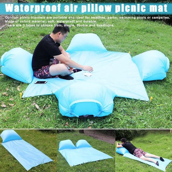 outdoor pads portable waterproof picnic mat with inflatable pillow for beach camping barbecue whshopping
outdoor pads portable waterproof picnic mat with inflatable pillow for beach camping barbecue whshopping