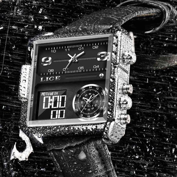 lige sport watches mens luxury brand waterproof wristwatch men quartz analog military digital watches relogio masculino 210517, Slivery;brown
lige sport watches mens luxury brand waterproof wristwatch men quartz analog military digital watches relogio masculino 210517, Slivery;brown