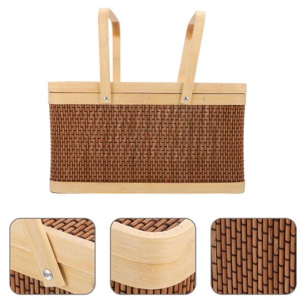 storage baskets 1pc outdoor portable basket snack fruit packing container (brown)
storage baskets 1pc outdoor portable basket snack fruit packing container (brown)