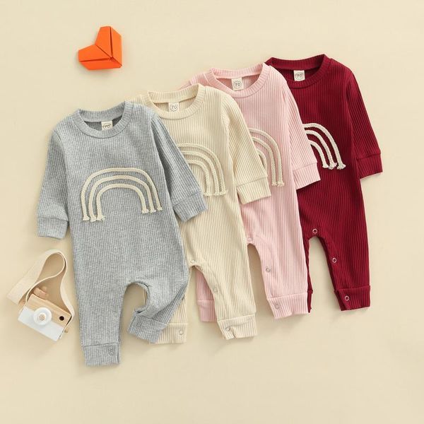 jumpsuits 0-12m infant long sleeve romper, rainbow pattern round collar jumpsuit for baby boys and girls, Blue
jumpsuits 0-12m infant long sleeve romper, rainbow pattern round collar jumpsuit for baby boys and girls, Blue