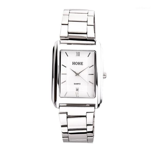wristwatches men's rectangular ultra-thin waterproof quartz watch steel band couple imported movement, Slivery;brown
wristwatches men's rectangular ultra-thin waterproof quartz watch steel band couple imported movement, Slivery;brown
