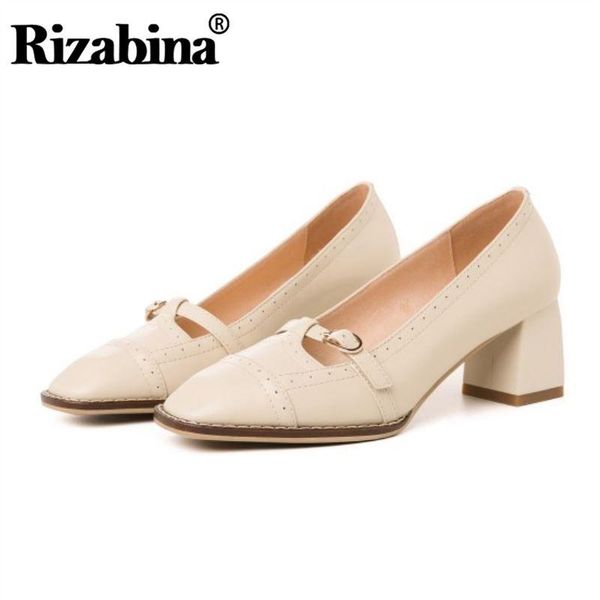 dress shoes rizabina real leather square heel pumps woman office ladies slip on retro basic footwear size 33-40, Black
dress shoes rizabina real leather square heel pumps woman office ladies slip on retro basic footwear size 33-40, Black