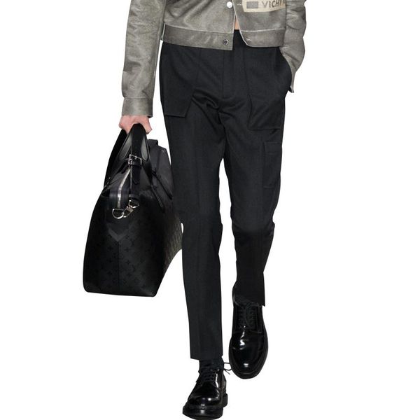 men's pants 27-44 2021 clothing hair stylist british fsahion big pocket woolen trousers cashmere casual plus size costumes, Black
men's pants 27-44 2021 clothing hair stylist british fsahion big pocket woolen trousers cashmere casual plus size costumes, Black