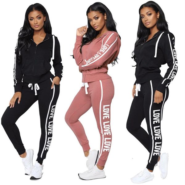 women's tracksuits love print tracksuit women spring autumn clothes zipper hooded sweatshirt crop and slim pants suit female c, Gray
women's tracksuits love print tracksuit women spring autumn clothes zipper hooded sweatshirt crop and slim pants suit female c, Gray