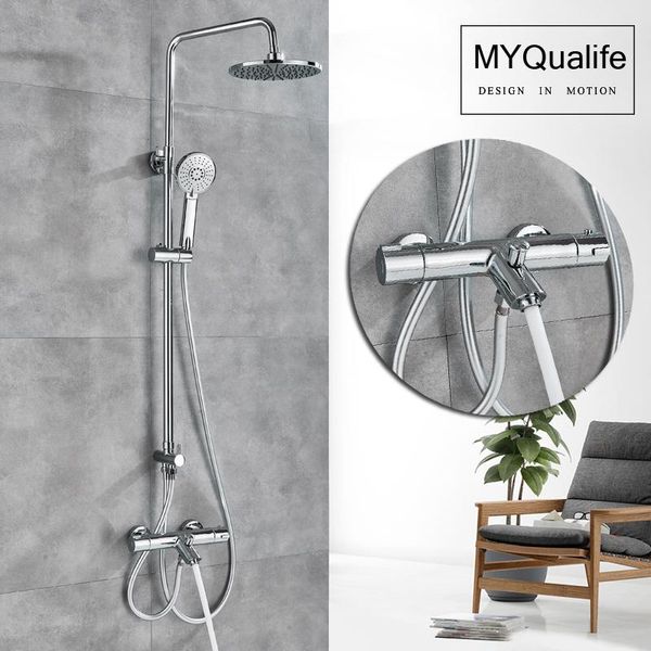bright chrome thermostatic shower mixer faucet dual handle rainfall bath set 8" tap wall mount bathroom sets
bright chrome thermostatic shower mixer faucet dual handle rainfall bath set 8" tap wall mount bathroom sets