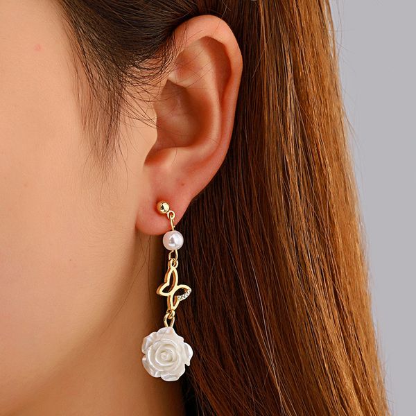 925 silver opal pearl flower stud earrings cross circle square diamond ear drop women business party suit butterfly earring jewelry accessor, Golden;silver
925 silver opal pearl flower stud earrings cross circle square diamond ear drop women business party suit butterfly earring jewelry accessor, Golden;silver