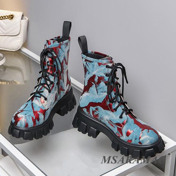 boots winter street personality ankle printed leather short fashion round toe combat girls motorcycle, Black
boots winter street personality ankle printed leather short fashion round toe combat girls motorcycle, Black