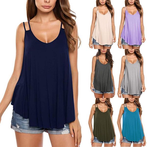 women's blouses & shirts plus size double suspenders blouse u-neck and large swing solid color loose vest shirt blusas mujer de moda 20, White
women's blouses & shirts plus size double suspenders blouse u-neck and large swing solid color loose vest shirt blusas mujer de moda 20, White