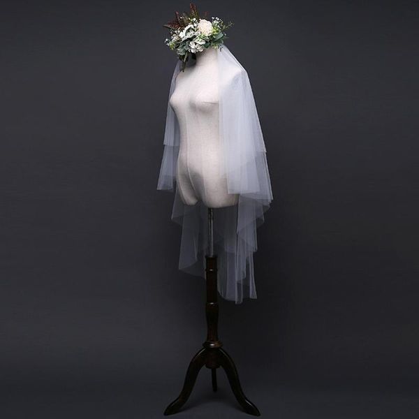 bridal veils t84b women wedding dress veil four layers tulle ribbon edge accessories, Black
bridal veils t84b women wedding dress veil four layers tulle ribbon edge accessories, Black