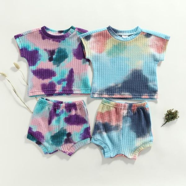 clothing sets focusnorm 2 colors summer causal baby boys girls clothes tie-dye printed short sleeve pullover t shirts elastic shorts, White
clothing sets focusnorm 2 colors summer causal baby boys girls clothes tie-dye printed short sleeve pullover t shirts elastic shorts, White