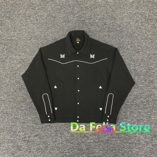 men's jackets black needles jacket men women 1:1 vintage classic butterfly embroidered awge coats inside tag label, Black;brown
men's jackets black needles jacket men women 1:1 vintage classic butterfly embroidered awge coats inside tag label, Black;brown
