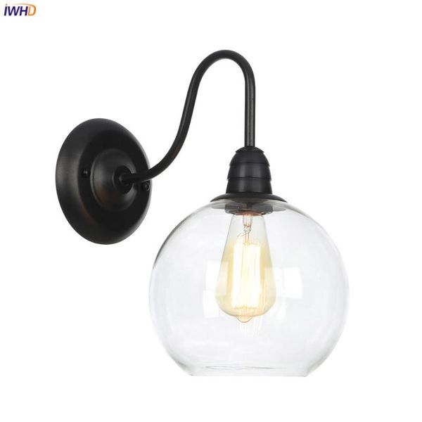 american country glass ball wall light fixtures black metal 4w bar porch stair antique vintage lamp applique murale
american country glass ball wall light fixtures black metal 4w bar porch stair antique vintage lamp applique murale