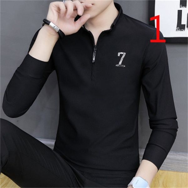 t shirts men's long sleeve t-shirt autumn trend bottoming shirt korean slim cotton, White;black
t shirts men's long sleeve t-shirt autumn trend bottoming shirt korean slim cotton, White;black