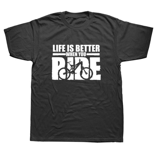 men's t-shirts funny life is better when you ride t shirt graphic cotton streetwear short sleeve harajuku oversized mountain bike cycle, White;black
men's t-shirts funny life is better when you ride t shirt graphic cotton streetwear short sleeve harajuku oversized mountain bike cycle, White;black